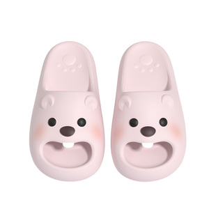 chedoir小海狸亲子儿童拖鞋夏季男童女孩小学生居家防滑小孩凉拖