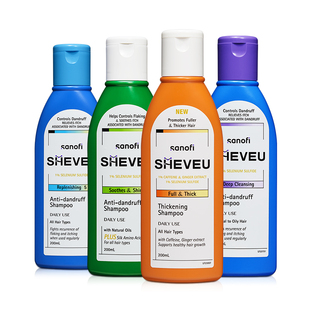 澳洲SHEVEU赛逸进口洗发水去屑控油蓬松修护止痒洗发露绿200ml*2