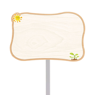 手绘菜园插地牌空白菜地标识牌定制种植园牌子幼儿园种植区牌小农场劳动实践基地指示种植展示牌牌班级牌标志