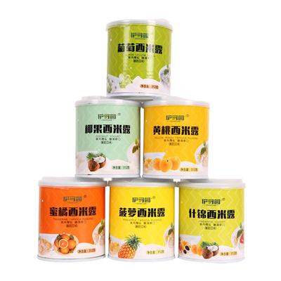 水果西米露罐头六种口味
