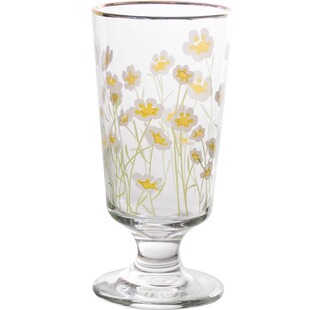 Auramoon.酒具小清新ins玻璃果汁金边饮料杯喝水牛奶高脚 | 清沫