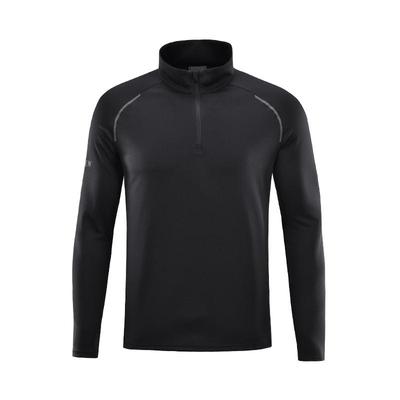 伯希和运动长袖t恤男士立领跑步