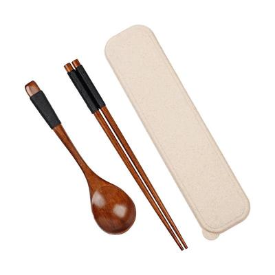 筷子勺子套装日式便携餐具