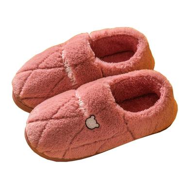 棉拖鞋男冬季包跟保暖居家室内