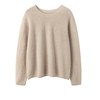 高级感羊绒衫女慵懒风毛衣