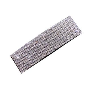 韩版水钻发饰品黑色发夹大号BB夹刘海边夹顶夹后脑勺压发碎发卡子