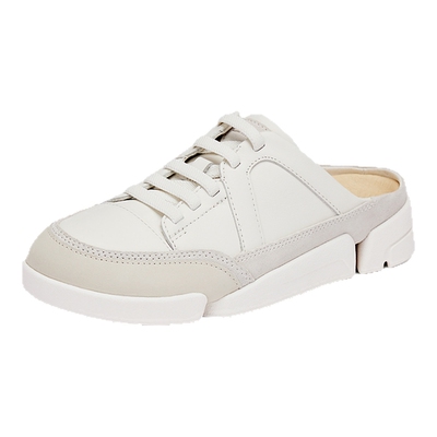 【三瓣鞋】Clarks其乐Trigenic2 Mule女士新款舒适三瓣厚底包头拖