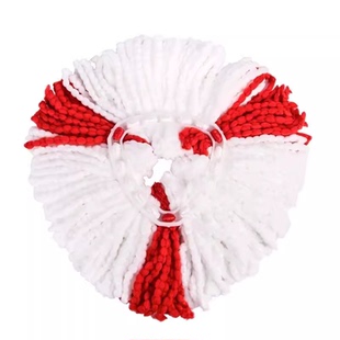 德国三角拖把替换装拖把头好神彩色拖头不掉毛微墩布省力包邮送达