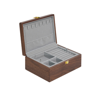 宝匣首饰盒/创木工坊木质首饰盒双层项链戒指耳钉饰品等结婚乔迁