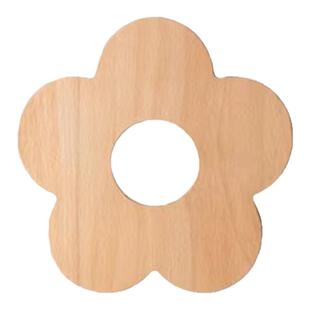 花朵实木餐桌隔热垫高级黑胡桃木餐垫套装厨房木质砂锅碗垫餐具垫