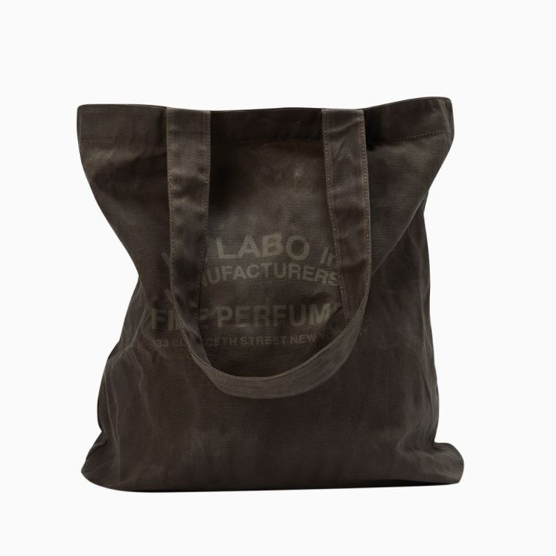 【当天发】EddyStore 自主非LE LABO TOTE BAG美国产油蜡布托特包