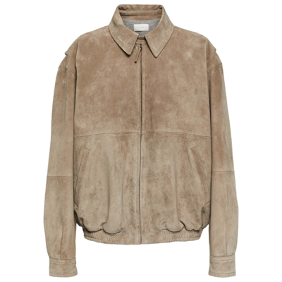 Row极简美式休闲麂皮外套夹克