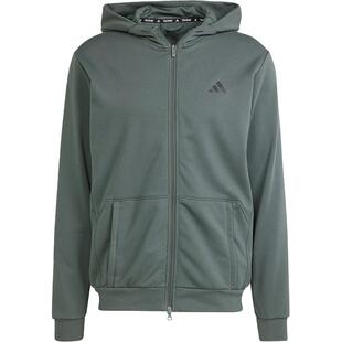 Adidas/阿迪达斯正品男士运动健身针织连帽外套IT4309 IT4308