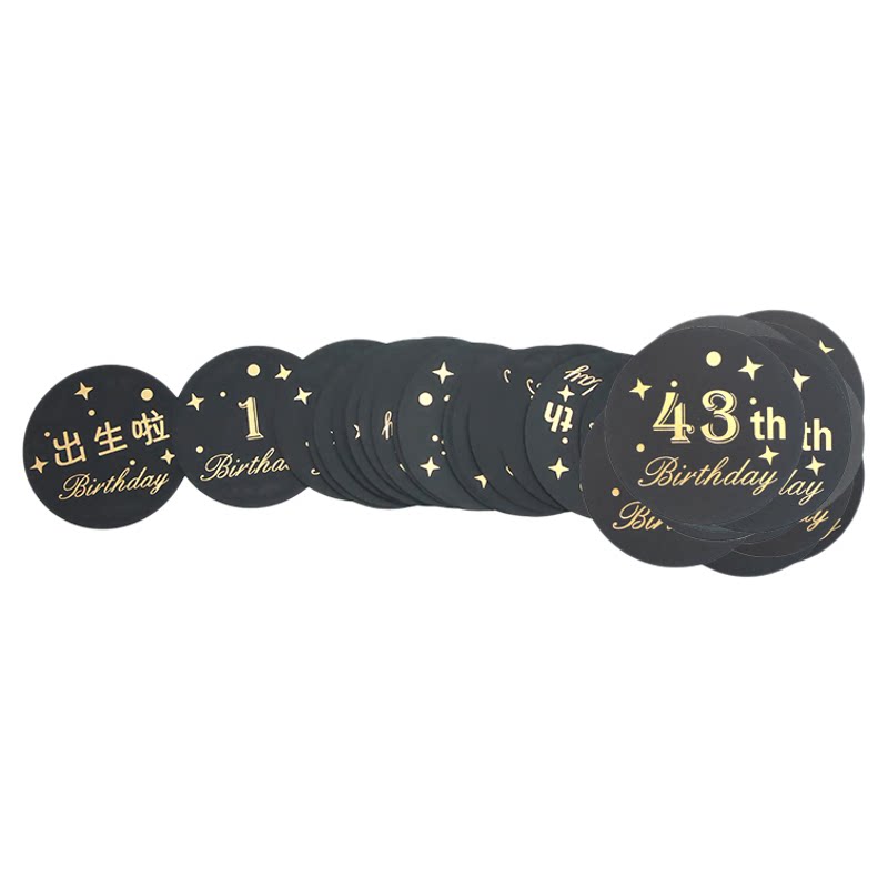 生日数字号码牌18岁20岁30节日装扮用品