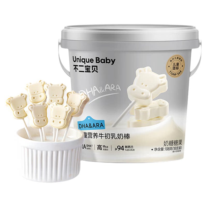 不二宝贝DHA牛初乳奶棒108g