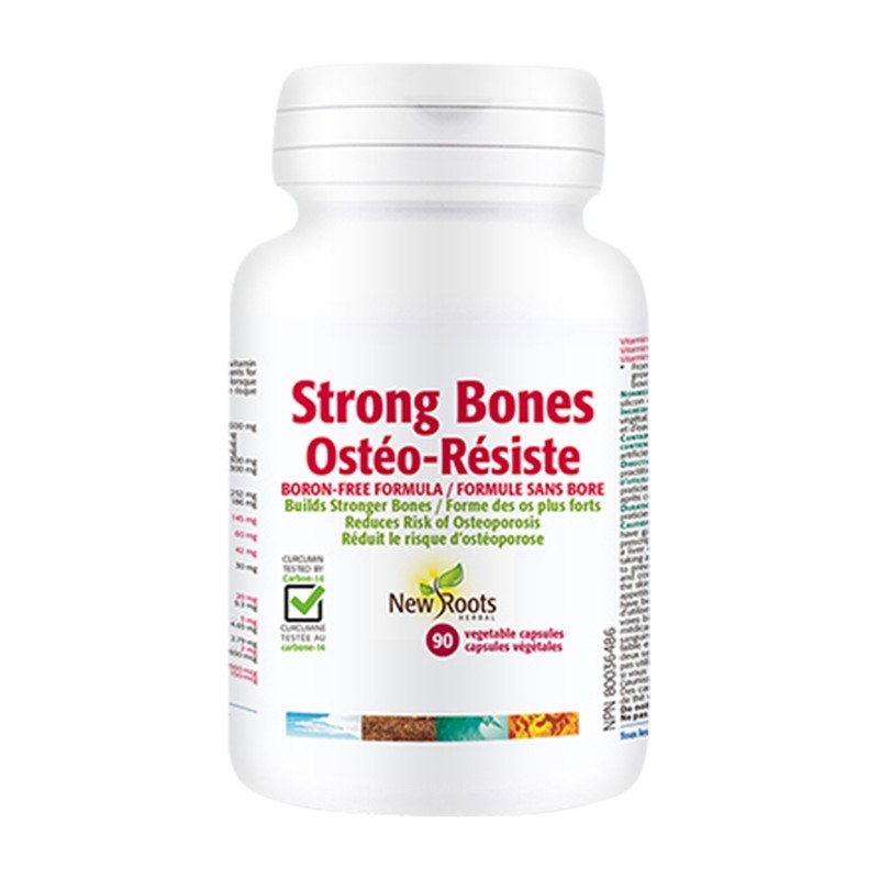NewRoots强骨胶囊补钙骨质疏松呵护骨骼关节健康加拿大进口