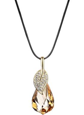 鸿澜短款时尚百搭日韩奥地利水晶