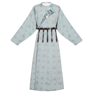 花朝记｜凉州词｜春秋冬传统汉服男｜团花提花｜唐制圆领袍蹀躞带