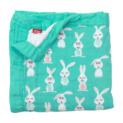 宝宝纱布小被子儿童柔软毛巾襁褓