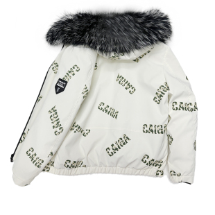 派克服男士冬季新款獭兔毛内胆可拆卸短款夹克皮毛一体皮草外套潮