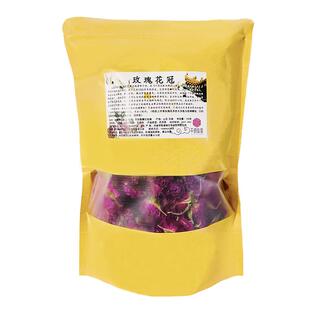特仑玫瑰头期泡水平阴玫瑰花茶无硫半开花冠茶花草茶袋装100g特伦