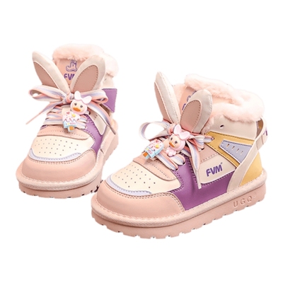 fvm女童鞋儿童雪地靴子