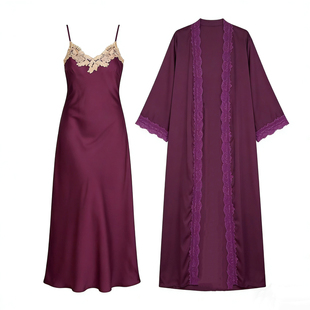 【媚骨天成】法式睡裙女收腰显瘦可外穿睡衣家居服