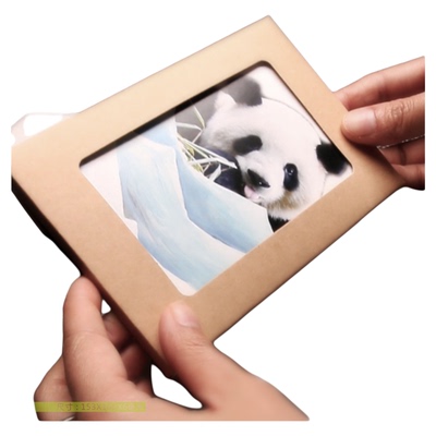 沉墨明信片空白封套卡片收纳盒