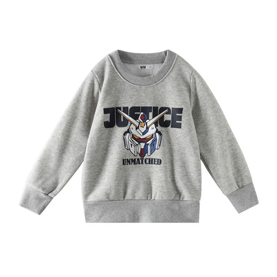 儿童秋冬男童纯棉韩版加绒卫衣