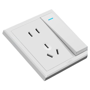 拉伯塔开关插座面板多孔86型墙壁暗装单一开带5五孔双usb家用插座