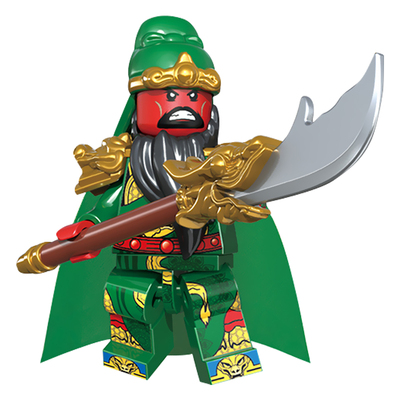 关羽张飞桃园结义蜀汉风人仔积木