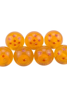 汽车个性改装排挡头黄色七龙珠55MM龙珠手动排挡头换档手柄波棍头