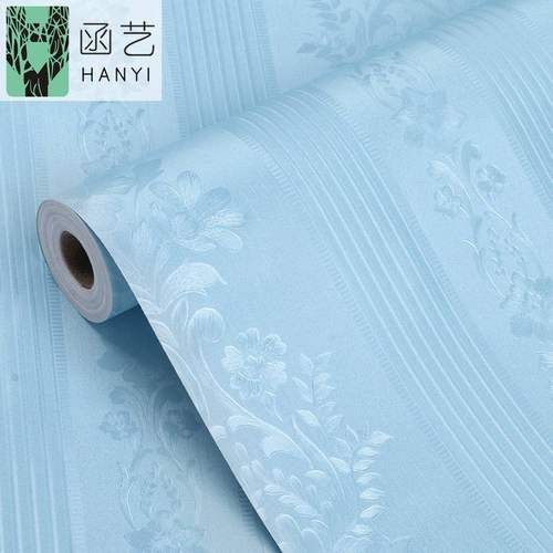 自粘墙纸纯色花纹卧室自贴批发墙布素色pvc壁纸背景wallpaper