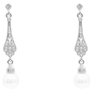 「浪漫限定」法式复古新款气质耳坠蚊香盘耳夹无耳洞轻奢珍珠耳饰