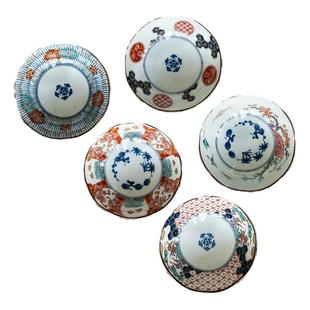 同合日本进口美浓烧陶瓷餐具古伊万里染锦小钵日料蘸料碟煮物菜碗