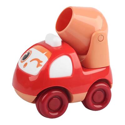 儿童惯性工程车宝宝翻斗车挖掘机小汽车搅拌拖车玩具1一2岁3男孩4