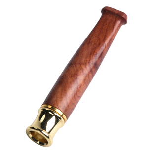 高档金丝楠实木香烟过滤嘴烟嘴过滤器正品粗中细三用循环型可清洗