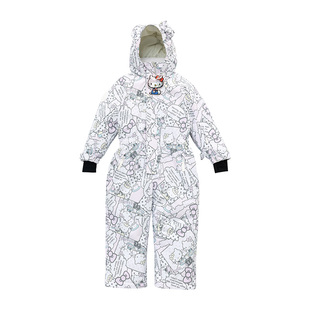 VECTOR玩可拓儿童连体滑雪服女童防风保暖单双板中大童户外滑雪衣