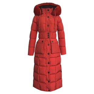 诗都奇加长羽绒服女长款过膝  超长羽绒服女长款加厚羽绒服过膝女