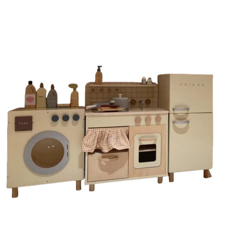 新款品牌男女童做饭玩具带厨具