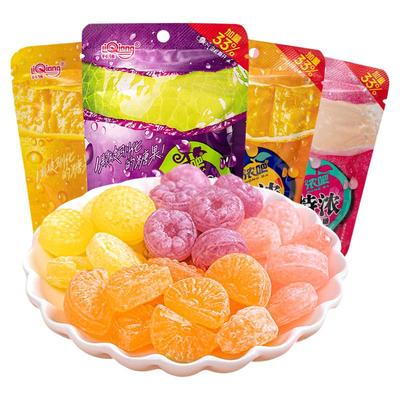 利强橘瓣糖水果糖多种口味硬糖