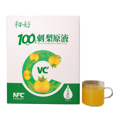 初好刺梨原浆2L/袋/盒