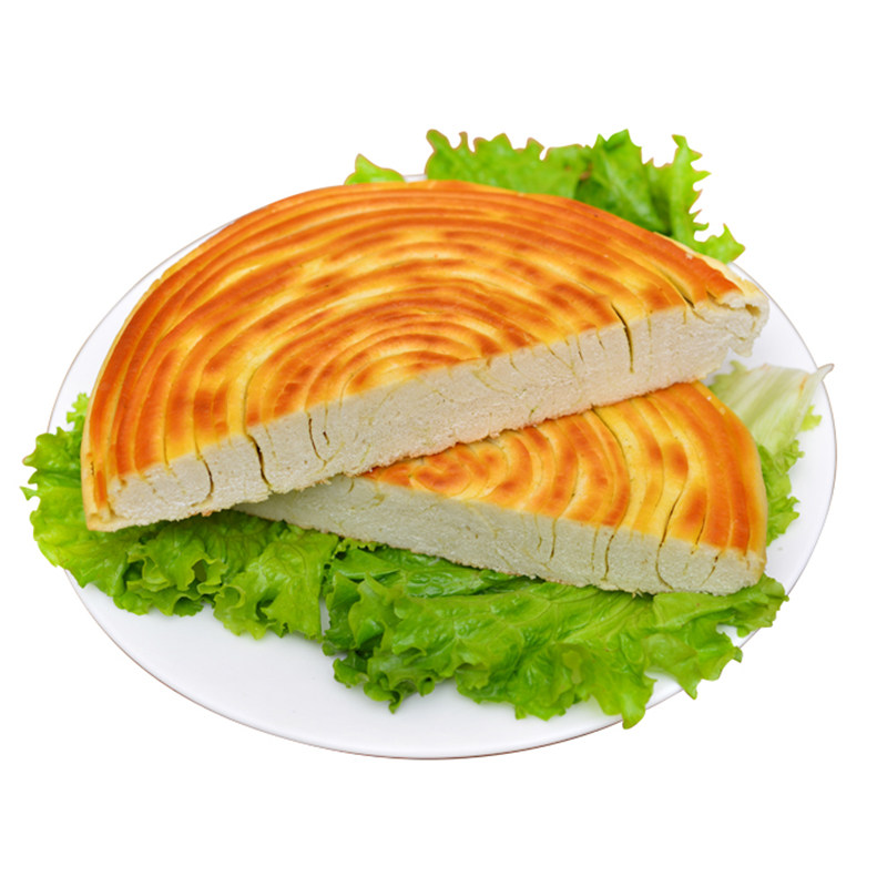 食家巷甘肃特产小吃大饼庄浪油锅盔农家油馍传统香酥烧饼700g