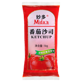 妙多番茄沙司商用摆摊披番茄酱汉堡披萨鸡肉卷薯条手抓饼意大利面