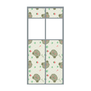 冬季全磁条保温隔冷空调门帘磁吸防风免打孔挡风隔热隔断帘遮挡帘