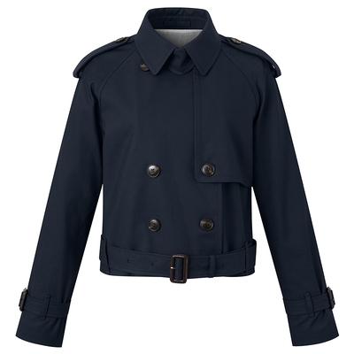 短款双排扣风衣Hazzys