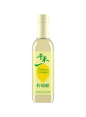千禾柠檬醋500ml*1瓶玻璃瓶装
