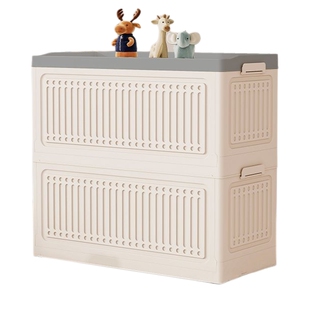 加大加宽折叠式带轮收纳柜收纳箱衣服被子储物箱大容量玩具整理箱