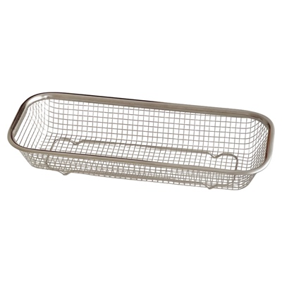 ins简约网格不锈钢长方形收纳筐