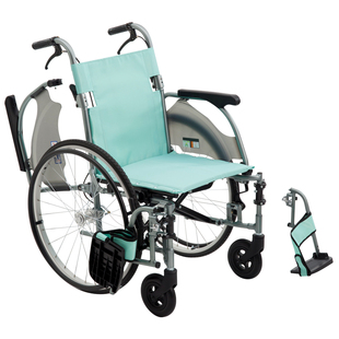 日本MIKI轮椅CRT-3轻便折叠老人手推轮椅 旅行专用代步车超轻轮椅